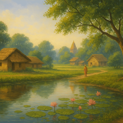 Beautiful morning village flute music - Emotional Music